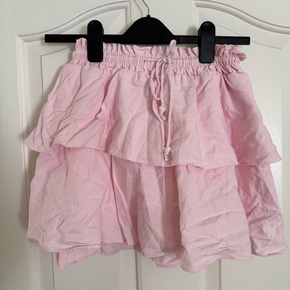 Stoney Clover x Target Pink Ruffled Mini Skirt